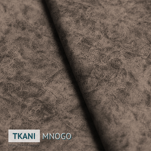 Фото материала велюра “D-06” (однотонный коричневый)