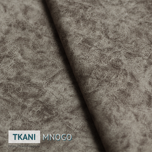 Фото обивки велюра “D-08” (однотонный серый)