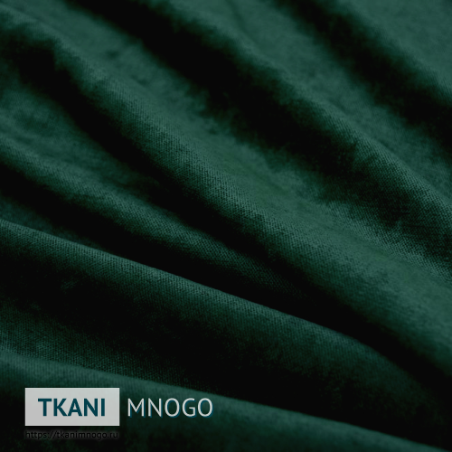 Фото материала велюра “17” (однотонный зеленый)