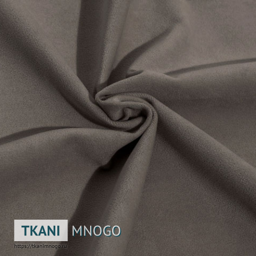 Фото обивки велюра “16” (однотонный коричневый, бежевый)