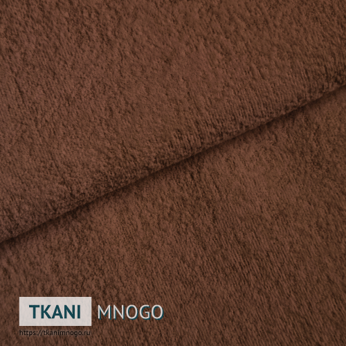 Фото фактуры велюра “CF2505-3” (однотонный оранжевый, коричневый)