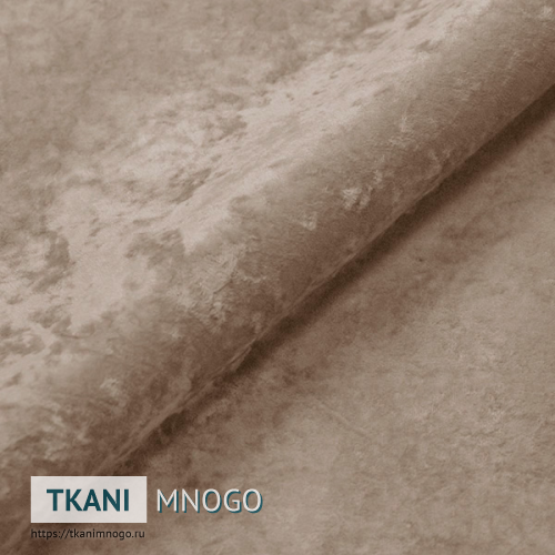 Фото фактуры велюра “2” (однотонный бежевый)
