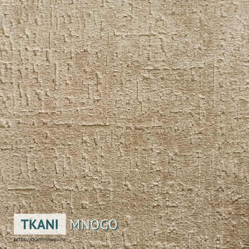 Фото ткани велюра “Grom 14” (однотонный бежевый)