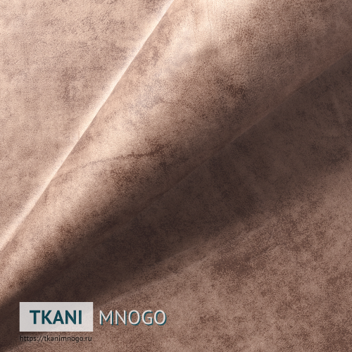 Фото материала 06(арт.) - коричневый однотонный. Производитель Китай. Замша - внешний вид.